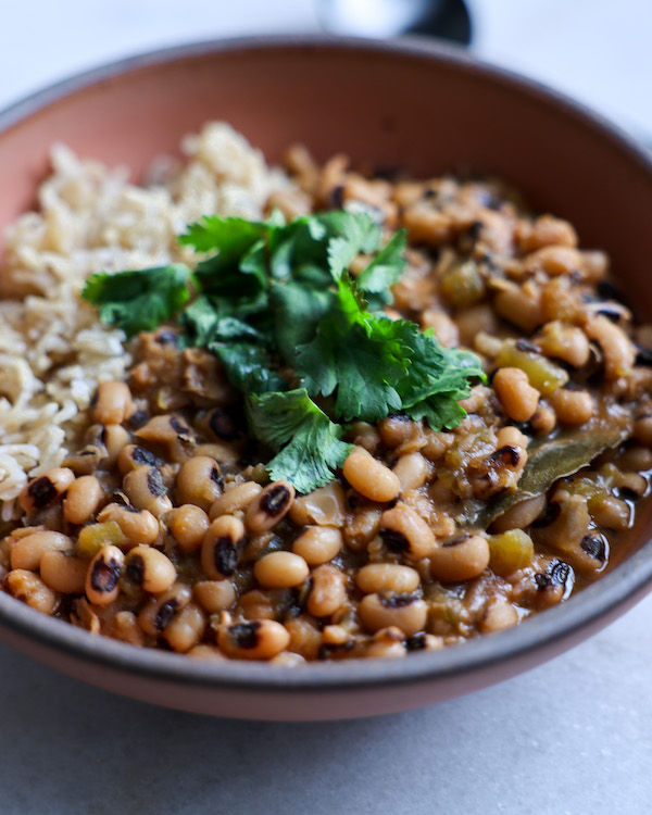 Cooking black eyed peas time