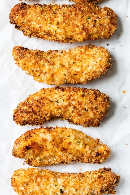 Crispy chicken tenderloins