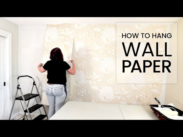 Steps in wallpaper application