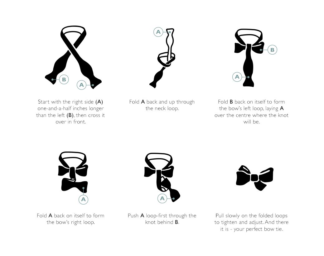 How to tie a bowtie