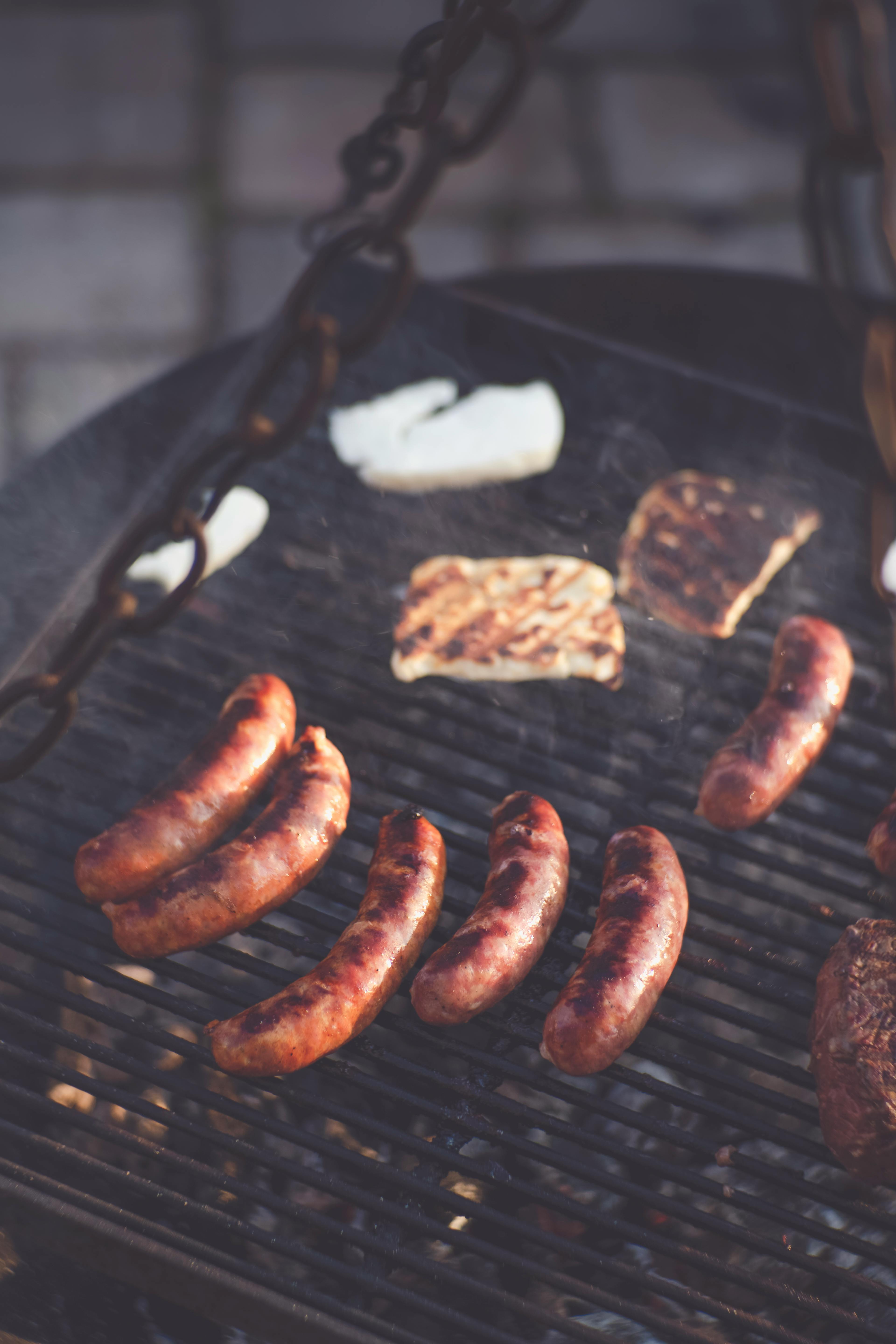 Grilling Sausages